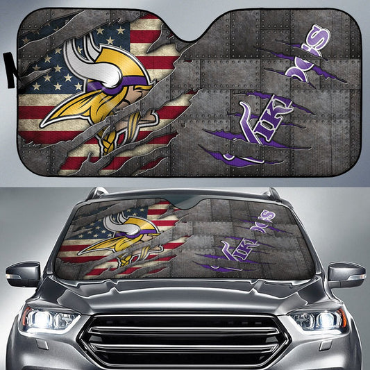 Minnesota Vikings Auto Sun Shade BG158