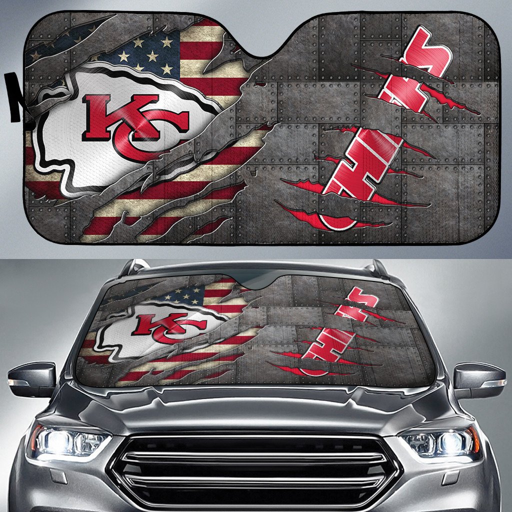 Kansas City Chiefs Auto Sun Shade BG152