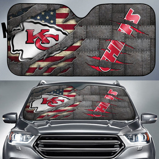 Kansas City Chiefs Auto Sun Shade BG152
