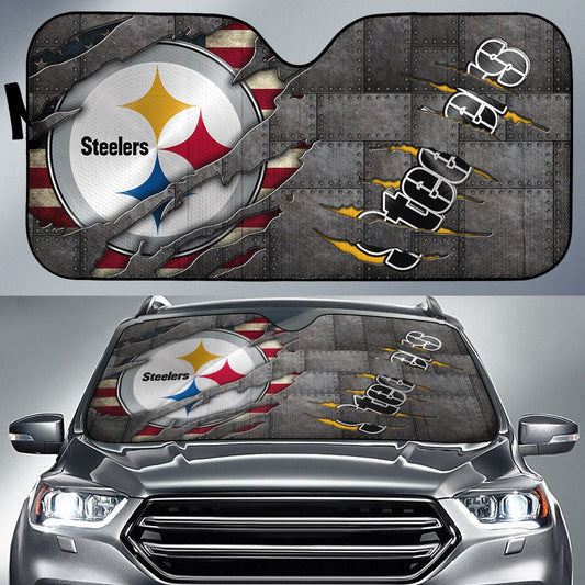 Pittsburgh Steelers Auto Sun Shade BG135