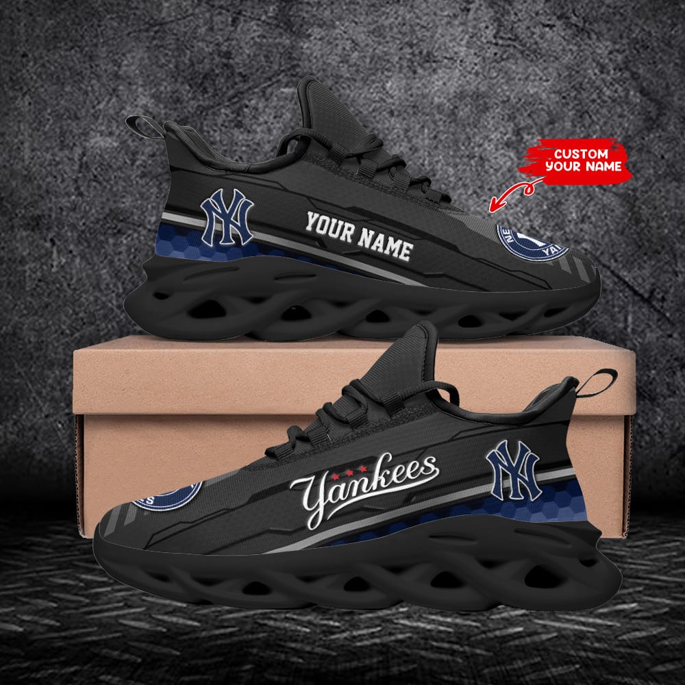 New York Yankees Personalized Yezy Running Sneakers SPD674