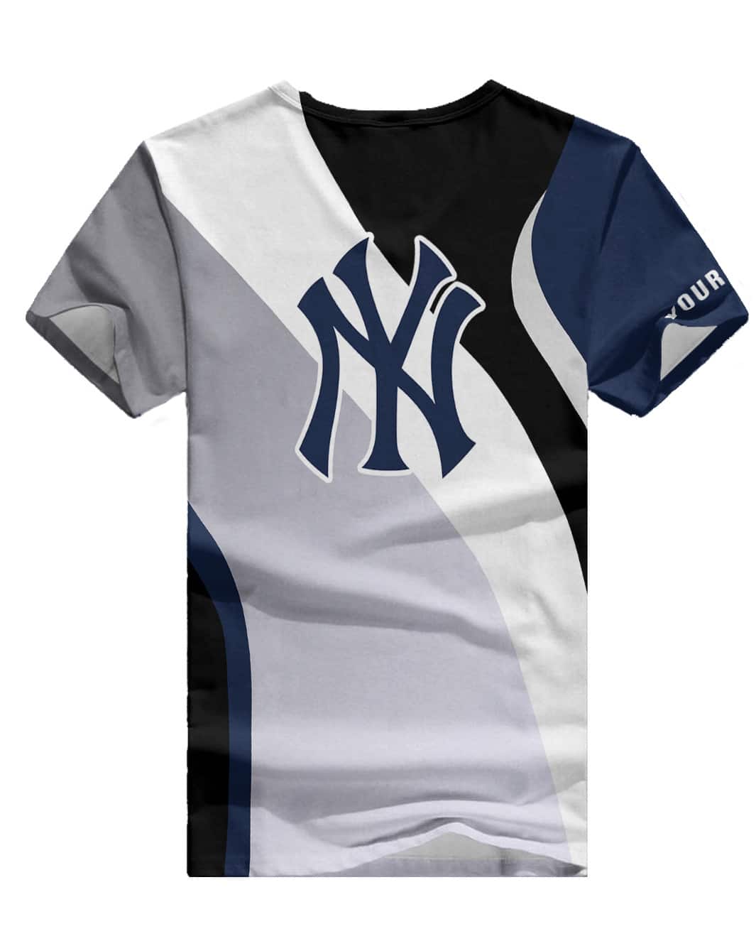New York Yankees Personalized Summer V-neck Women T-shirt BG407