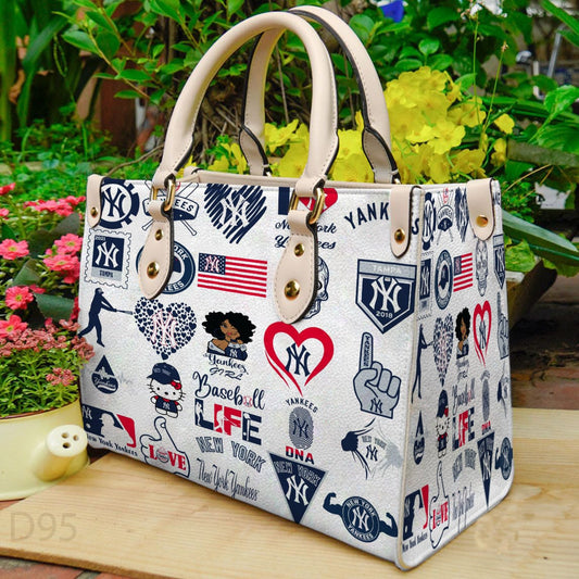 New York Yankees Leather Hand Bag BB34