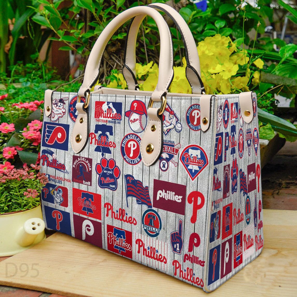 Philadelphia Phillies Leather Hand Bag BB33