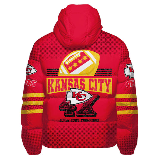 Kansas City Chiefs CozyCloud Down Jacket AZBTDWJ000387