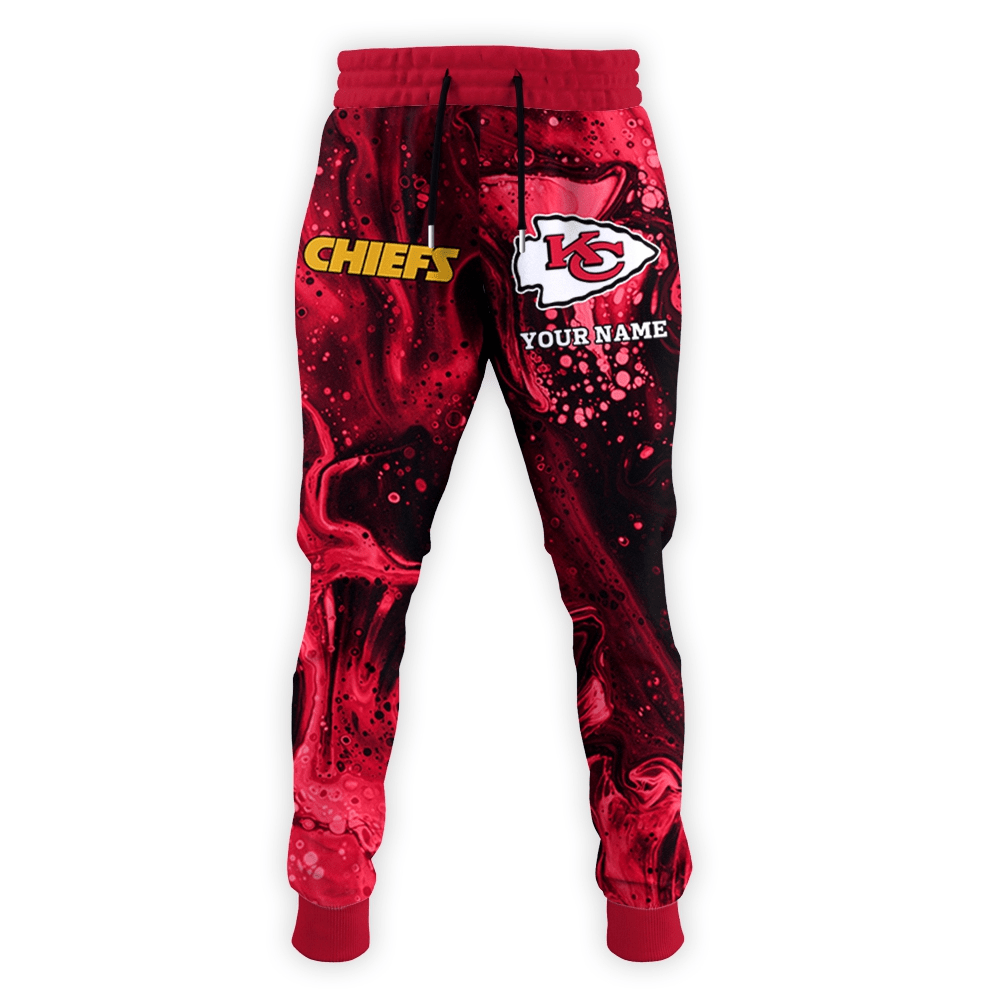 Kansas City Chiefs Personalized Hoodie and Joggers AZCHD990