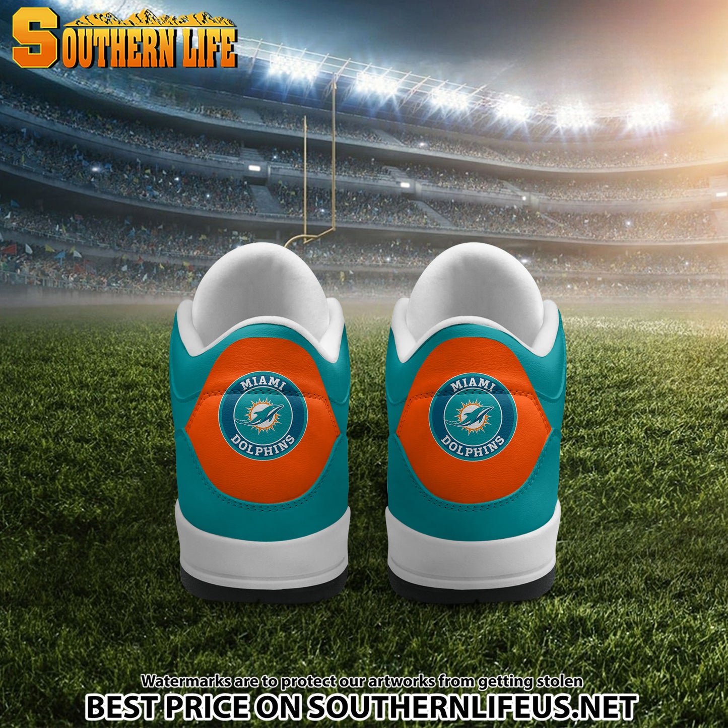 Miami Dolphins JD3 New Sport Football Sneakers AZBTAJ3000281