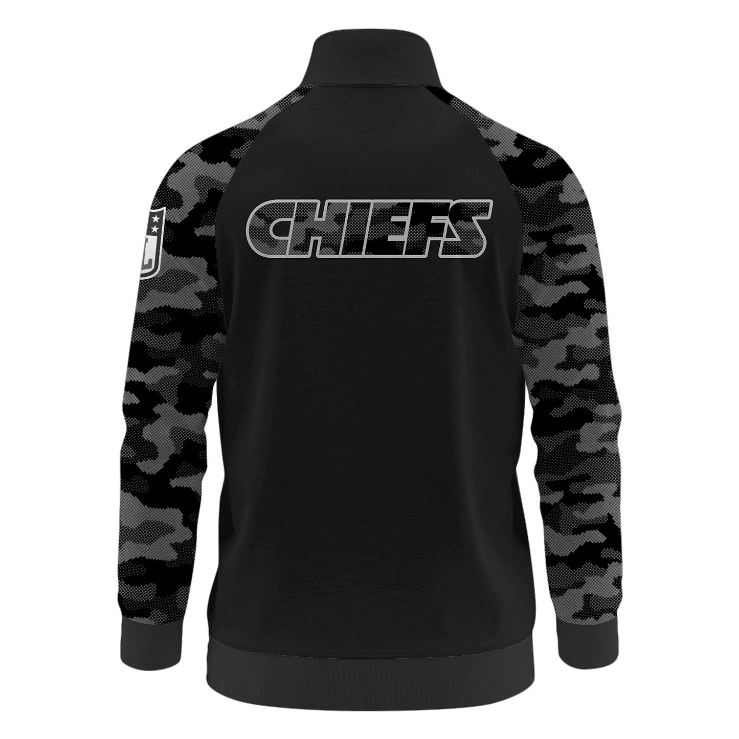 Kansas City Chiefs Premium Unisex Camo Stand Collar Jacket AZBTSCJK000019