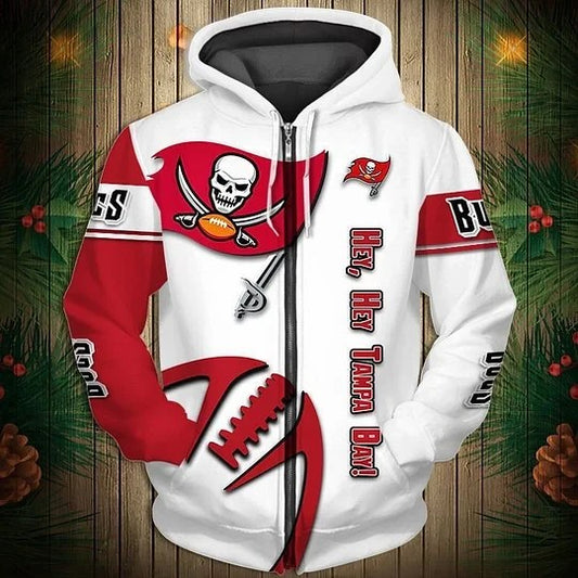 Tampa Bay Buccaneers Limited Edition All Over Print Zip Up Hoodie NA0002