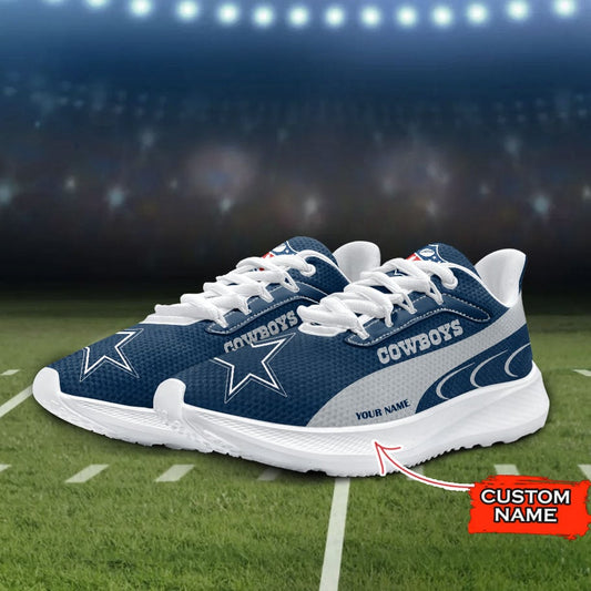 Dallas Cowboys Lightweight Patch Decor Running Shoes NA44
