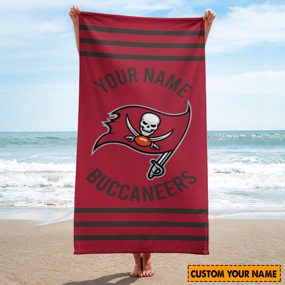 Tampa Bay Buccaneers  Personalized Limited Edition Beach Towel  AZBTOWEL125