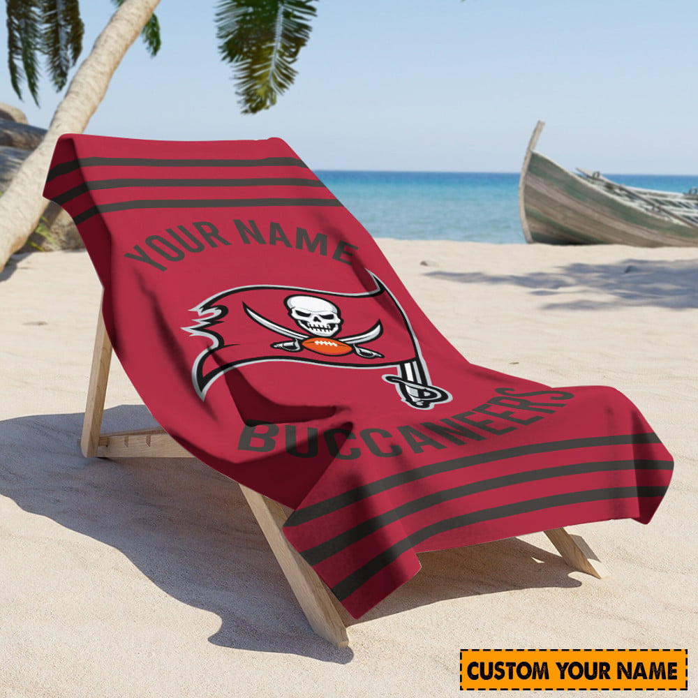 Tampa Bay Buccaneers  Personalized Limited Edition Beach Towel  AZBTOWEL125