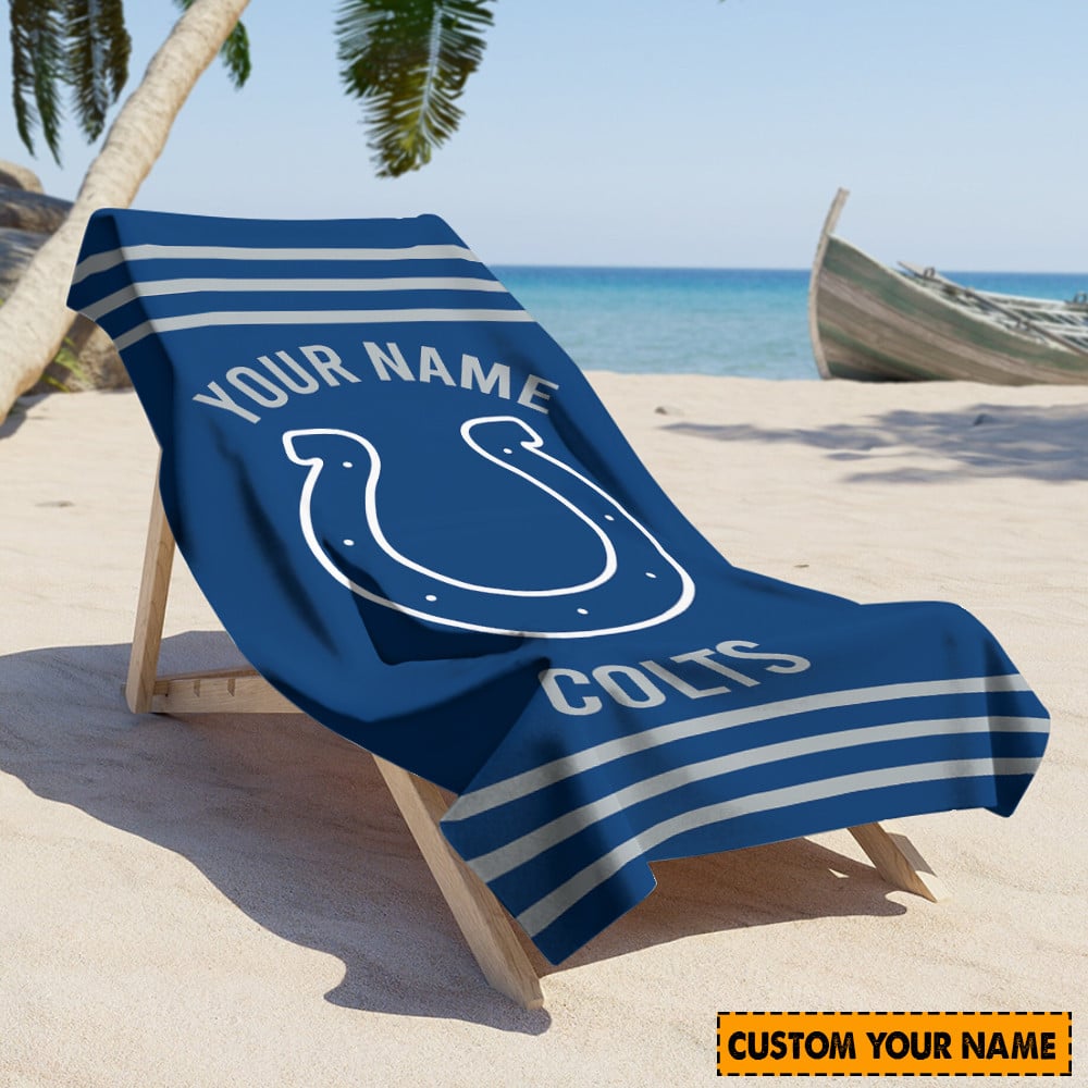 Indianapolis Colts Personalized Limited Edition Beach Towel AZBTOWEL121