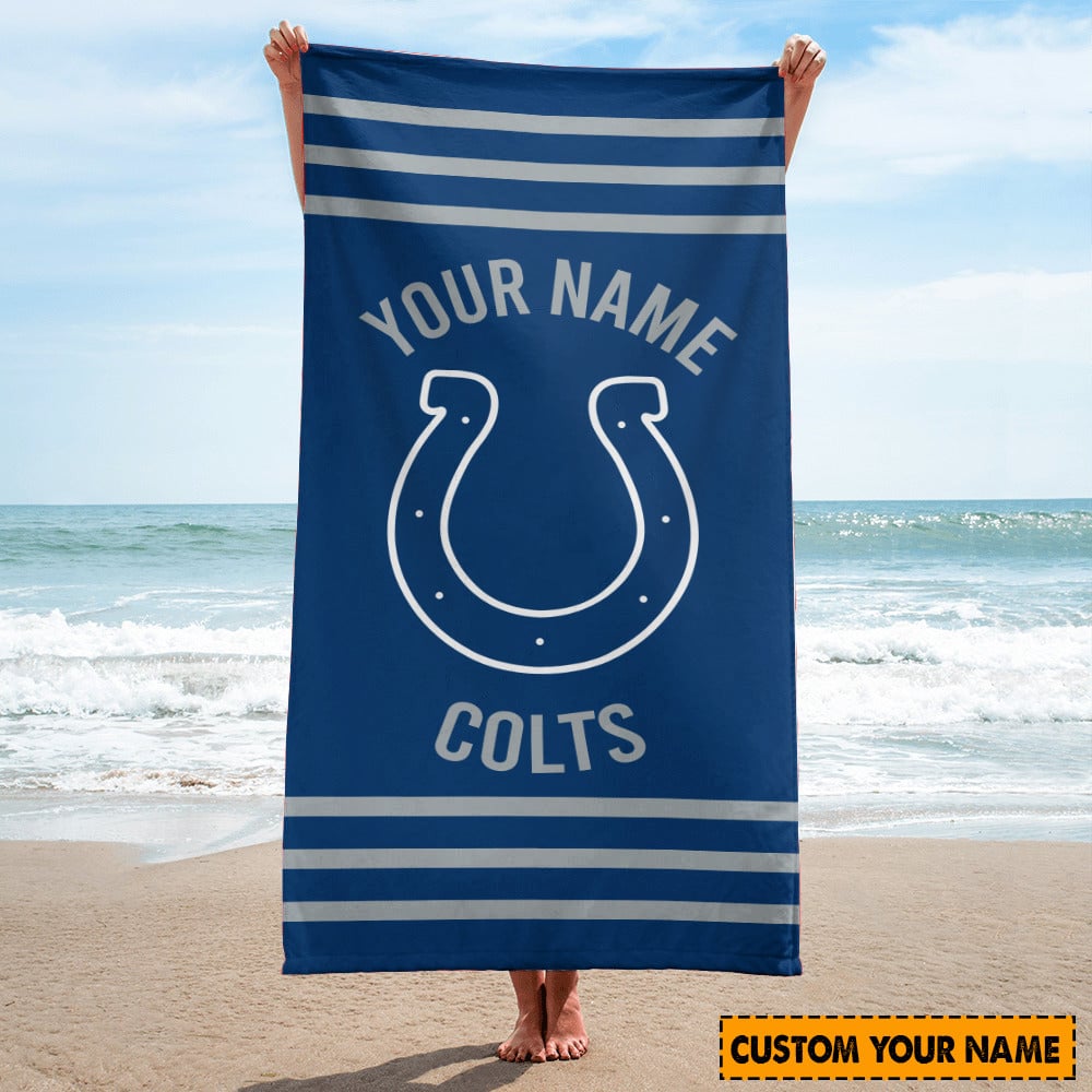 Indianapolis Colts Personalized Limited Edition Beach Towel AZBTOWEL121