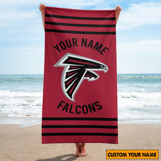 Atlanta Falcons Personalized Limited Edition Beach Towel AZBTOWEL119