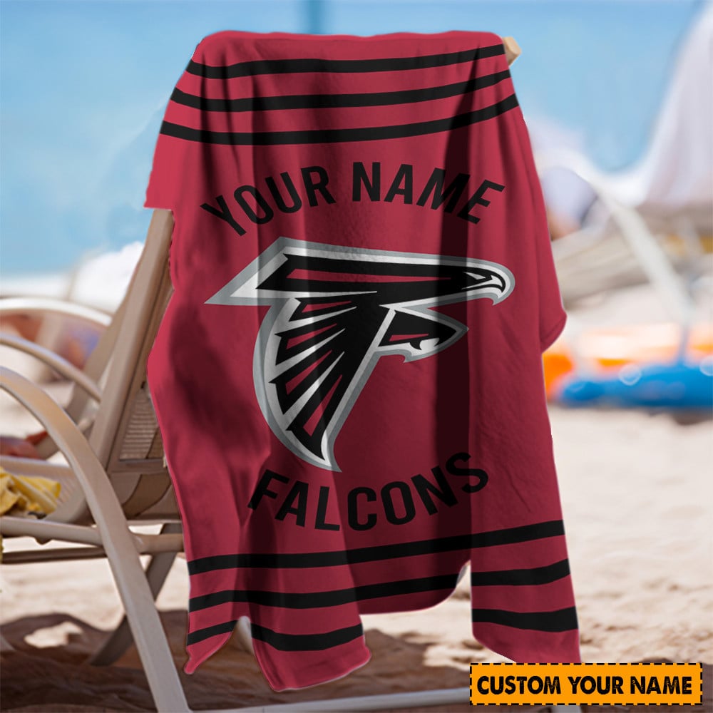 Atlanta Falcons Personalized Limited Edition Beach Towel AZBTOWEL119