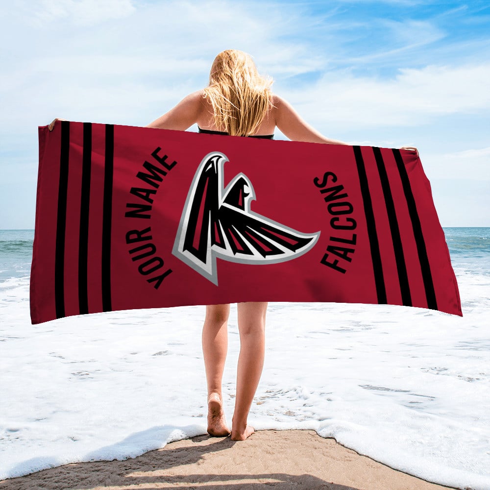 Atlanta Falcons Personalized Limited Edition Beach Towel AZBTOWEL119
