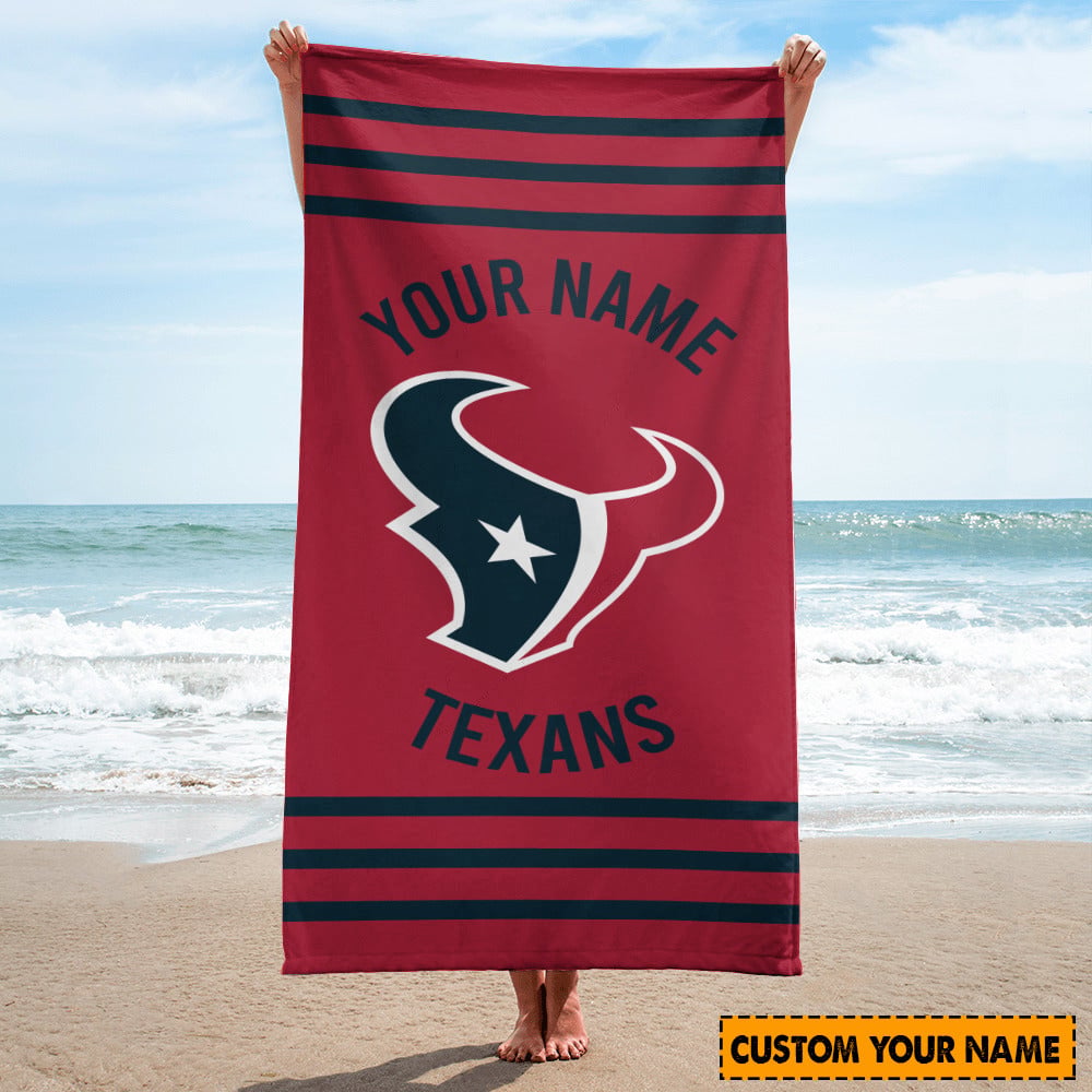 Houston Texans Personalized Limited Edition Beach Towel AZBTOWEL111