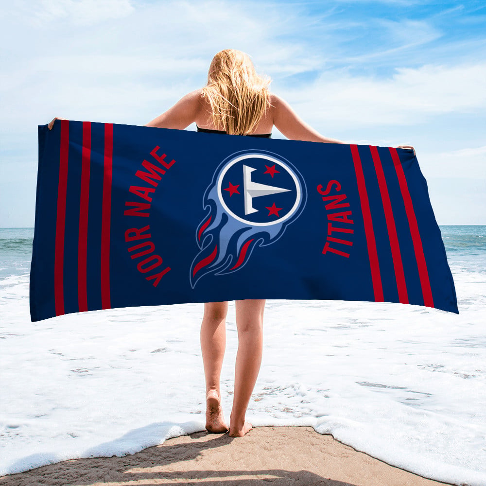Tennessee Titans Personalized Limited Edition Beach Towel  AZBTOWEL034