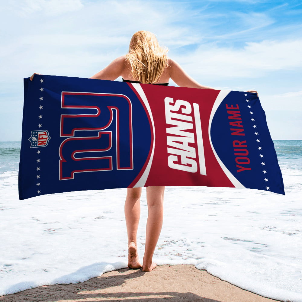 New York Giants Personalized Limited Edition Beach Towel  AZBTOWEL012