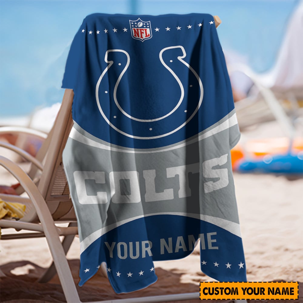 Indianapolis Colts Personalized Limited Edition Beach Towel AZBTOWEL010