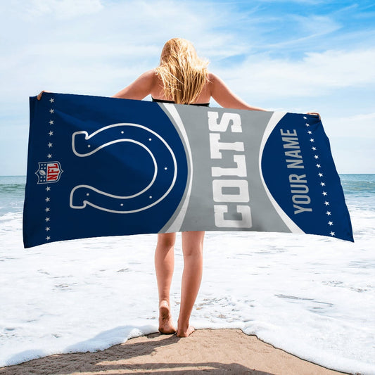 Indianapolis Colts Personalized Limited Edition Beach Towel AZBTOWEL010