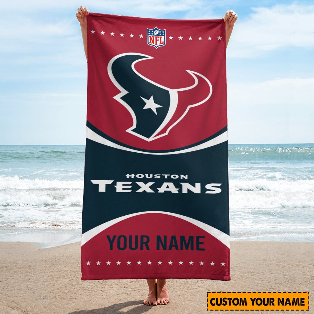 Houston Texans Personalized Limited Edition Beach Towel AZBTOWEL002
