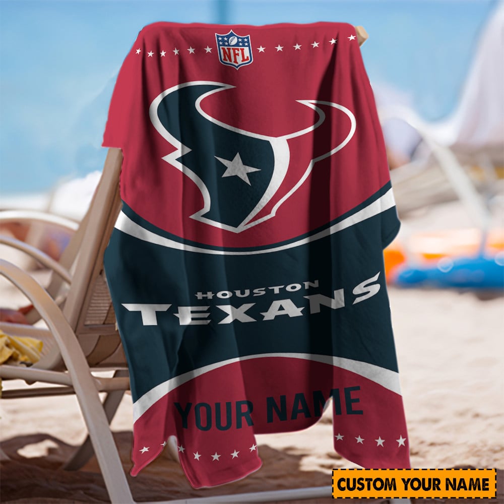 Houston Texans Personalized Limited Edition Beach Towel AZBTOWEL002