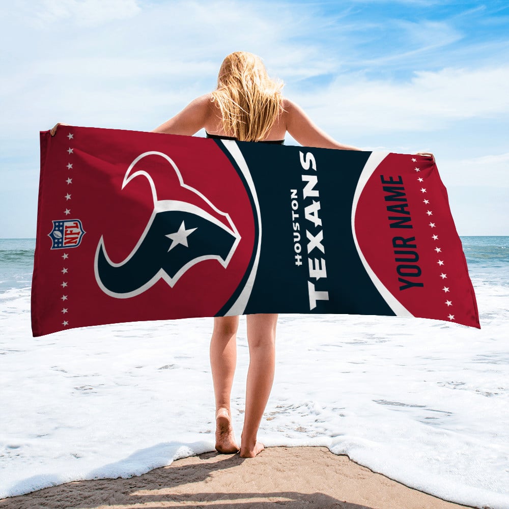 Houston Texans Personalized Limited Edition Beach Towel AZBTOWEL002