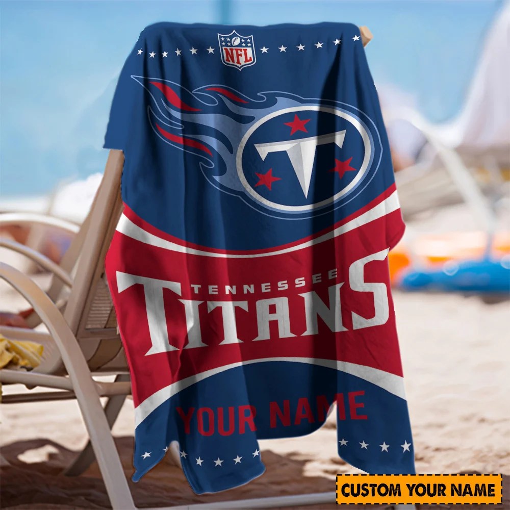 Tennessee Titans Personalized Limited Edition Beach Towel  AZBTOWEL001