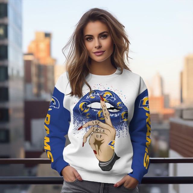 Los Angeles Rams Personalized  Round Neck Sweatshirt BGSW121