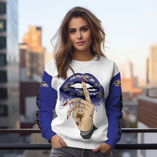Baltimore Ravens Personalized  Round Neck Sweatshirt BGSW117