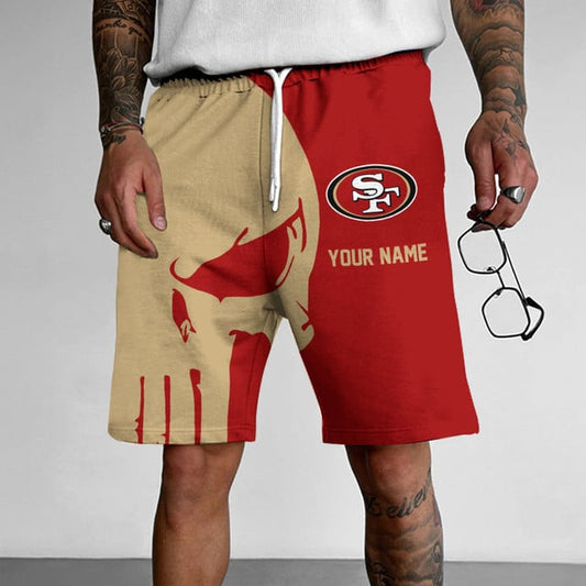 San Francisco 49ers Personalized Men shorts BGSHORT056