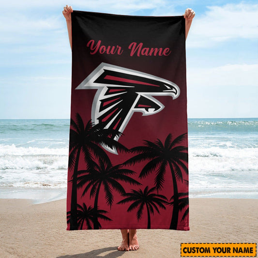 Atlanta Falcons Personalized Limited Edition Beach Towel AZBTOWEL091