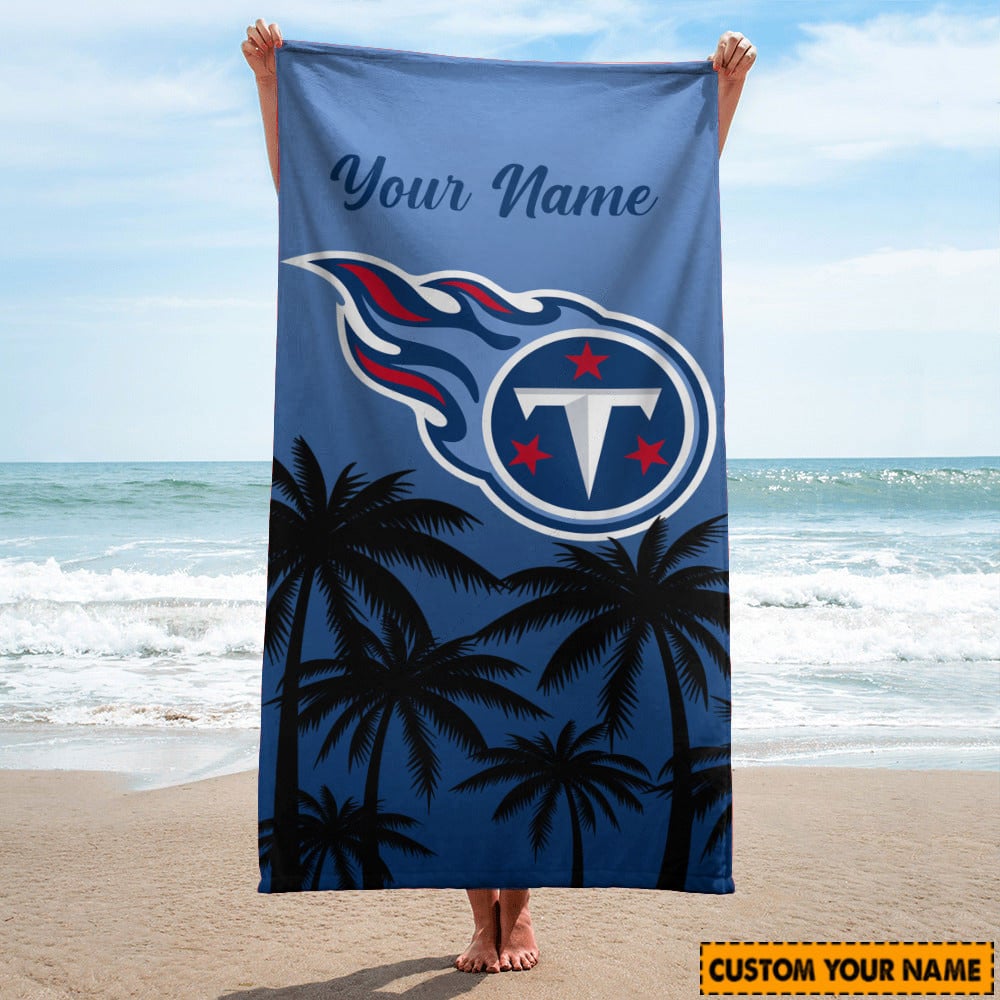 Tennessee Titans Personalized Limited Edition Beach Towel  AZBTOWEL088