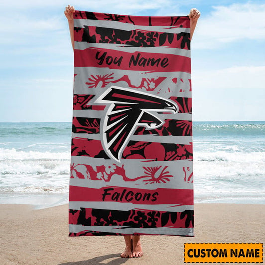 Atlanta Falcons Personalized Limited Edition Beach Towel AZBTOWEL182