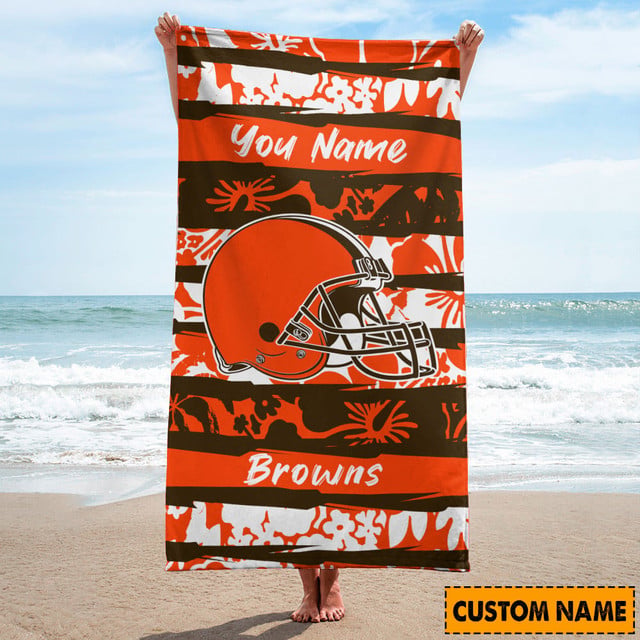 Cleveland Browns Personalized Limited Edition Beach Towel AZBTOWEL188