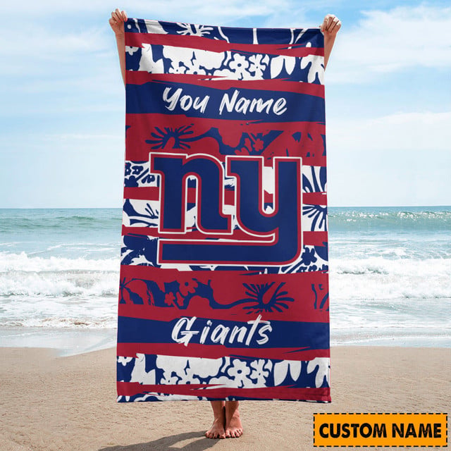 New York Giants Personalized Limited Edition Beach Towel  AZBTOWEL204