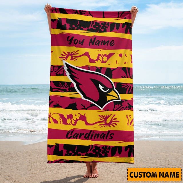 Arizona Cardinals Personalized Limited Edition Beach Towel AZBTOWEL181