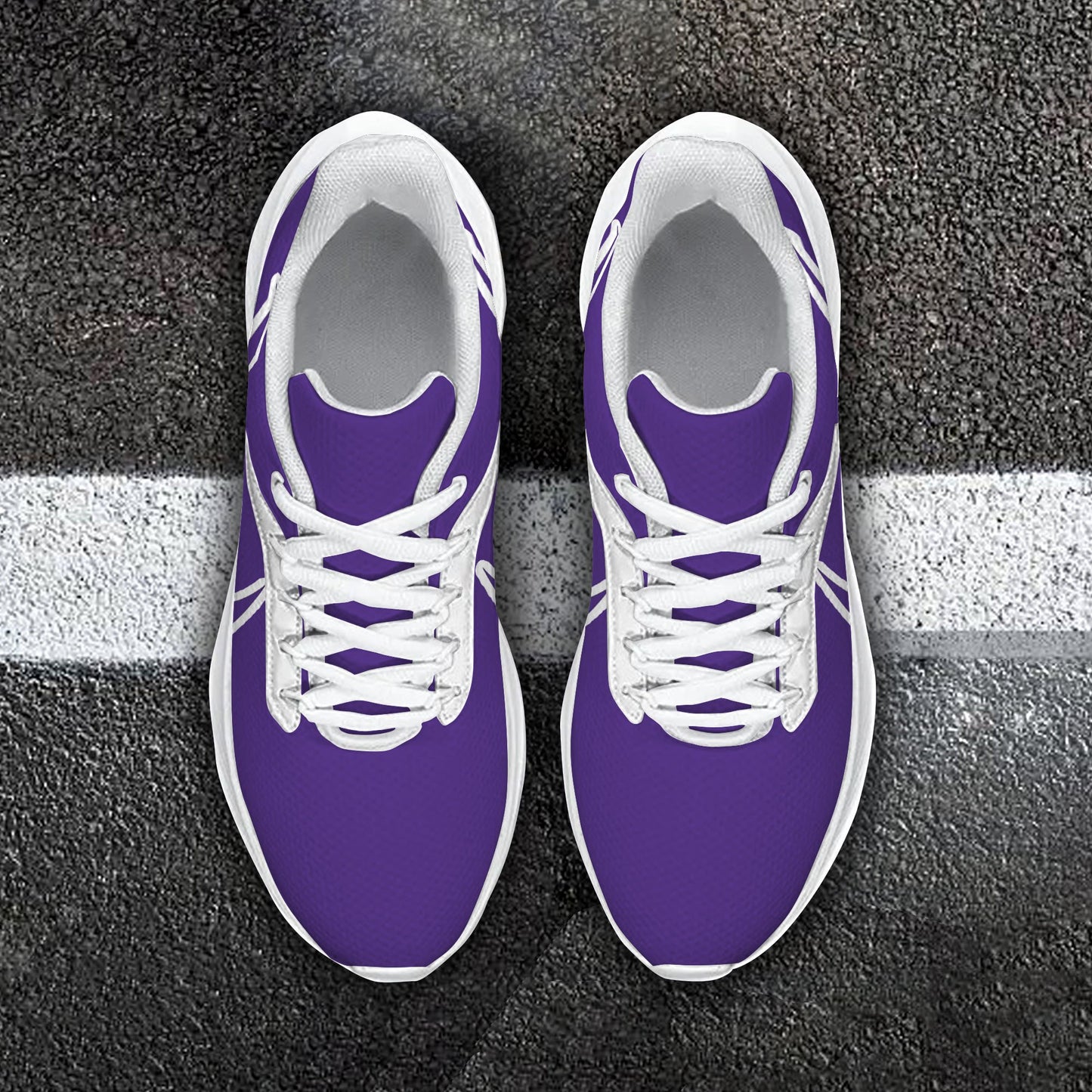 Minnesota Vikings Lightweight Patch Decor Running Shoes NK02