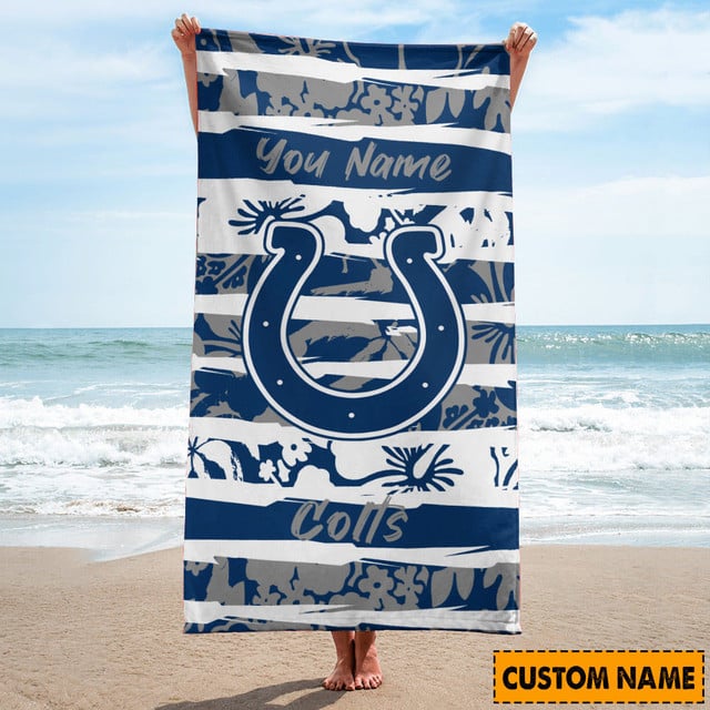 Indianapolis Colts Personalized Limited Edition Beach Towel  AZBTOWEL194