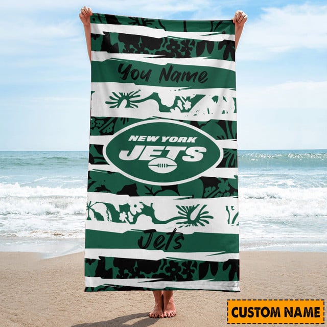 New York Jets Personalized Limited Edition Beach Towel  AZBTOWEL205