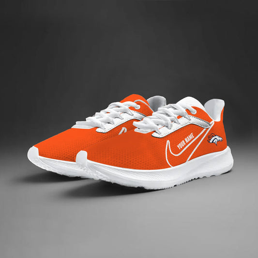 Denver Broncos Lightweight Patch Decor Running Shoes NA27