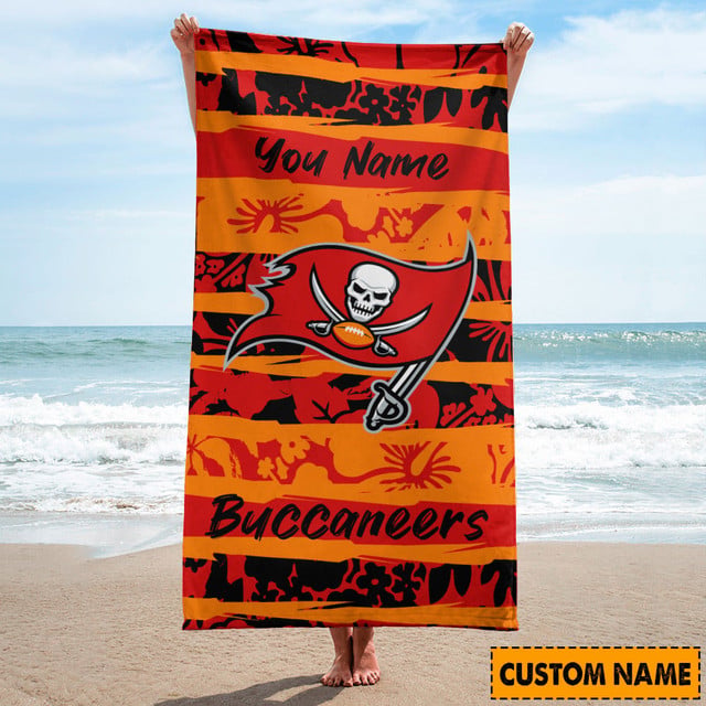Tampa Bay Buccaneers Personalized Limited Edition Beach Towel  AZBTOWEL210