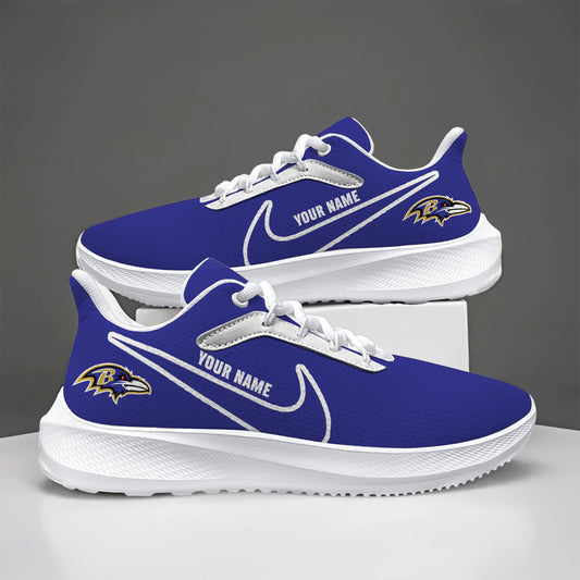 Baltimore Ravens Lightweight Patch Decor Running Shoes NA30