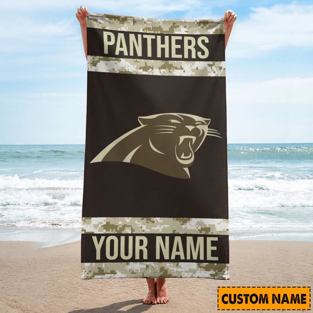 Carolina Panthers Personalized Limited Edition Beach Towel AZBTOWEL153