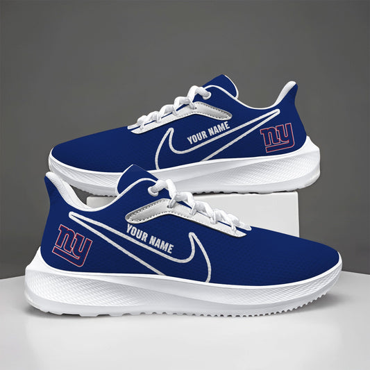 New York Giants Lightweight Patch Decor Running Shoes NA35