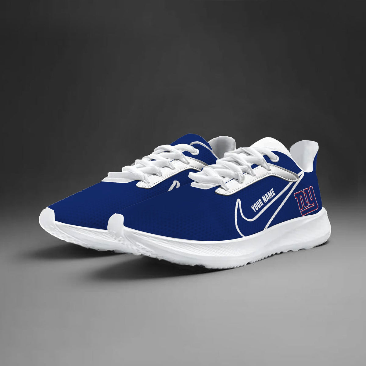 New York Giants Lightweight Patch Decor Running Shoes NK16