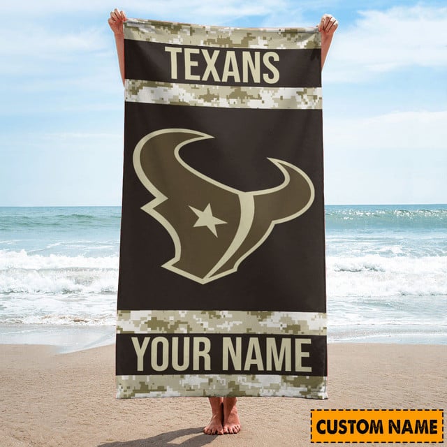 Houston Texans Personalized Limited Edition Beach Towel AZBTOWEL161