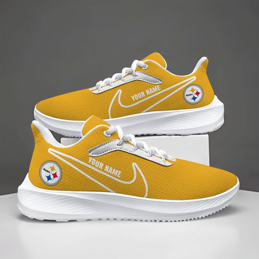 Pittsburgh Steelers Lightweight Patch Decor Running Shoes NA43
